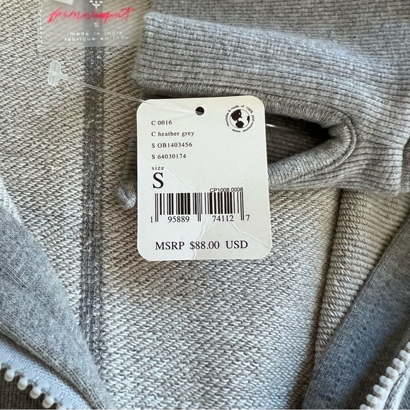 ✨FP ✨MOVEMENT Only One Hoodie / Heather Grey - Picture 10 of 13